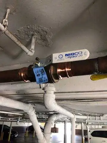 Copper pipe repair and valve work for Backflow Testing in California